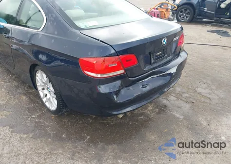 2007 BMW 328I z USA, uszkodzony, nr VIN WBAWB33587PU88190
